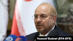 Iranian parliamentary Speaker Mohammad Baqer Qalibaf