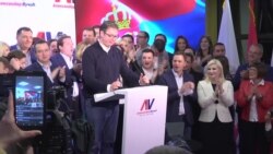 Вучич святкує перемогу на виборах президента Сербії (відео)