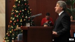 Архивска фотографија: Годишно обраќање на претседателот Ѓорге Иванов во Собранието
