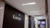 Staff enter the headquarters of information technology firm Kaseya in Miami.