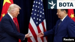 Takimi mes presidentit amerikan, Donald Trump, dhe udhëheqësit kinez, Xi Jinping në Kore të Jugut më 30 tetor 2025.