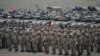 Nagorno-Karabakh - Armenian soldiers and tanks conclude military exercises, 14Nov2014.