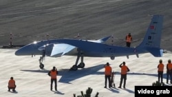 An Akinci drone made by Turkey (file photo)