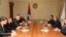 Сопредседатели Минской группы ОБСЕ в Степанакерте ведут переговоры с президентом Нагорного Карабаха Бако Саакяном, 19 марта 2013 г. 