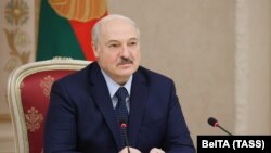 Belarusian President Alyaksandr Lukashenka (file photo)