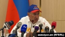 Armenia - Prime Minister Nikol Pashinian holds a press conference in Yerevan, May 22, 2026.