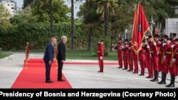 Šefik Džaferović u posjeti Albaniji