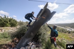 Батыс жағалау аймағына түскен ракета. 24 наурыз 2026 жыл.