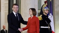 Președintele Franței, Emmanuel Macron, o primește la Paris pe președinta moldoveană, Maia Sandu, 10 martie 2025