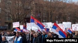 Protest u Severnoj Mitrovici