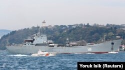 د روس بیړۍ په میدیتراني سمندر کې.