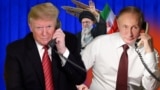 Коллаж: Трамп, Путин и ядерная программа Ирана