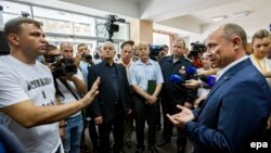 Валериу Стрелец встретился с участниками акции протеста