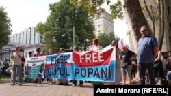Susținătorii Evgheniei Guțul cer eliberarea ei și colegei sale Svetlana Popan.