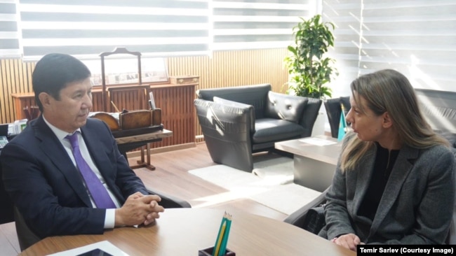 Темир Сариев и Анна Абакумова