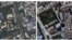A combination of satellite images shows the Judiciary Complex before (March 1) and after (March 3) air strikes in Tehran.