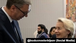 Predsednik Srbije Aleksandar Vučić i predsednica Evropske komisije Ursula von der Leyen sreli su se u Njujorku na marginama Generalne skupštine Ujedinjenih nacija