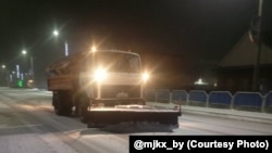 Тэхніка на прыбіраньні сьнегу, 29 сьнежня 2025 году