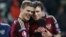 Russian footballers Aleksandr Kokorin (left) and Pavel Mamayev (file photo)