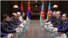 Turkey - The foreign ministers of Armenia and Azerbaijan meet in Istanbul, October 18, 2024.