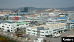 An aerial view of the inter-Korean industrial park in Kaesong (file photo)