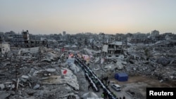 Gaza Ciy la începutul lunii sfinte a Ramadanului, pe 18 februarie 2026.