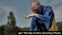 <p style="text-align: start;">Ihor Titovsky, a Ukrainian Azov officer who was released in a recent exchange of POWs with Russia<br>