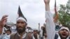 Protest At Pakistani Embassy Over Afghan Border Clashes