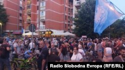 Protest zbog pomilovanja aktivista vladajuće stranke koji su napali studente u Novom Sadu, 15. jul 2025.