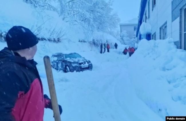 Stuhi dëbore në Kamchatka
