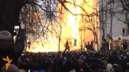 Судири на протестите во Киев