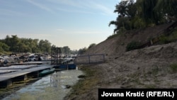 Deo obale uz koju je planirana nova gradnja, Novi Sad, 1. jun 2026.