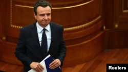 Premijer Kosova Aljbin Kurti u Skupštini Kosova, 11. februar 2026. 