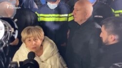 აქციის მონაწილეებს მიმართეს გიული ალასანიამ და ნიკა მელიამ