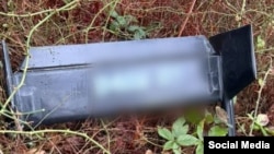 Обнаруженный в Гагрском районе обломок дрона