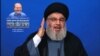 Sayyed Hassan Nasrallah, the head of Lebanon's militant Shi'ite movement Hizballah