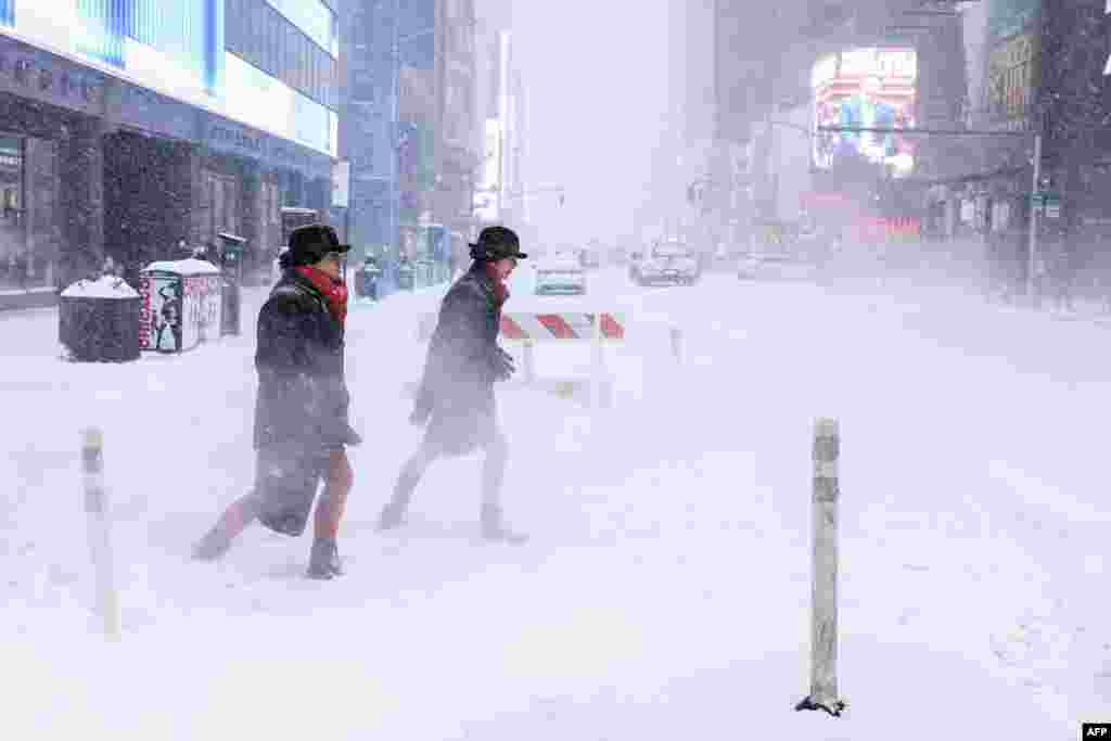 Zemra e Nju Jorkut dukej kështu më 25 janar 2026.