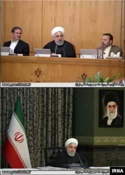 This week's cabinet meeting vs last weeks.