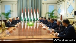 Встреча президента Таджикистана с представителями итальянской компании