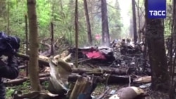 Российский истребитель Су-27 разбился в Подмосковье