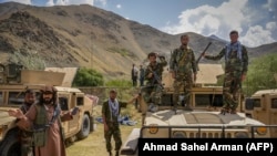 Вооруженные люди, которые объявили о готовности сопротивляться власти талибов. Панджшер, 19 августа 2021 года.