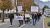 Protestna šetnja prosvjetnih radnika u Mostaru, BiH, 26. 11. 2024.