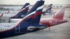 Самолеты авиакомпаний «Аэрофлот» и «Россия». Иллюстрационное фото