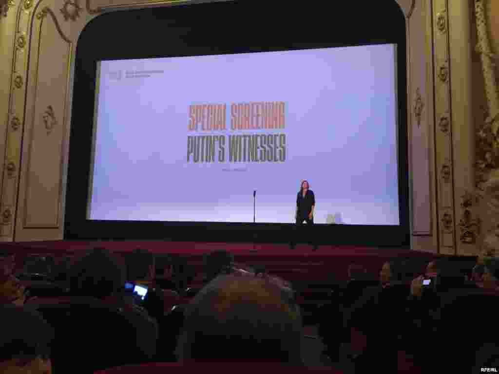 Putin's Witnesses screened at the Riga International Film Festival on October 23, 2018.