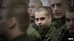 Russian authorities plan to enlist a total of 135,000 men in the fall of 2019, including about 2,600 from Crimea, according to Human Rights Watch. 