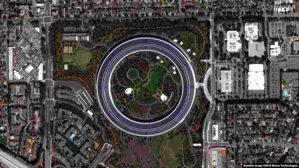 U.S. -- Satellite image -- apple campus_02sept2019