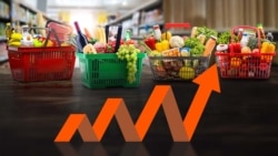 Илустрација на четири потрошувачки кошнички и раст на цени
. 