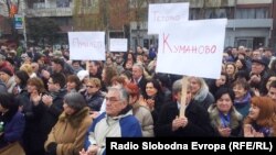 Протестен марш на лекарите од Клиничките центри од Македонија, 2012.
