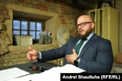 Вілюс Шадаўскас, рэктар Эўрапейскага гуманітарнага ўнівэрсытэту падчас інтэрвію Радыё Свабода