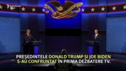 Trump și Biden s-au confruntat într-o primă dezbatere deseori haotică